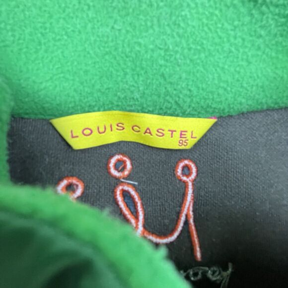 Louis Castel Sweater 95 Small Golf Retro Color Block Elbow Patches Pullover - Picture 4 of 6